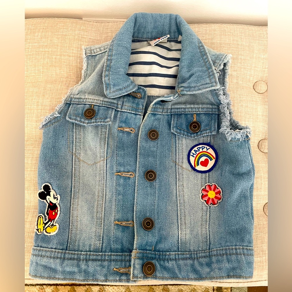 Junkfood/ Disney brand kids vest. Size x-small.